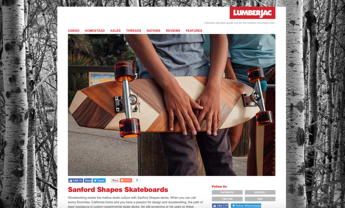 Sanford Shapes featured on Lumberjac.com
