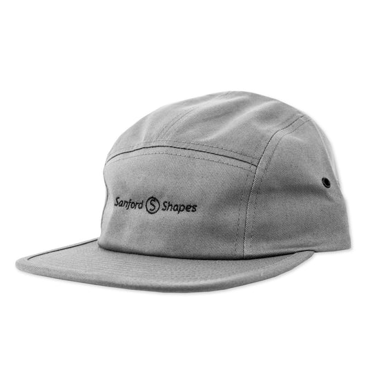 5 PANEL EMBROIDER : GREY