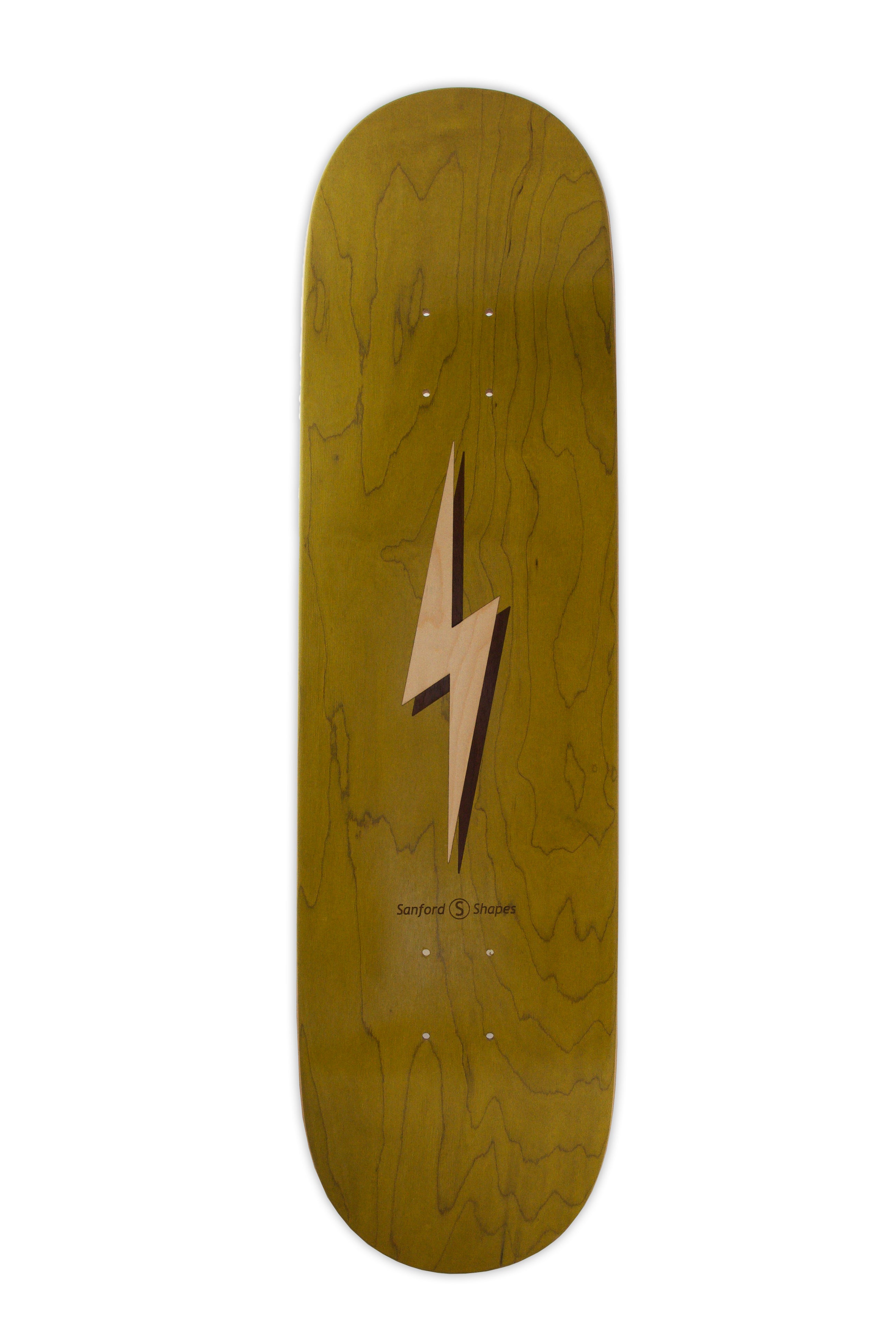 BOLT: OLIVE SKATEBOARD STREET DECK 8.25
